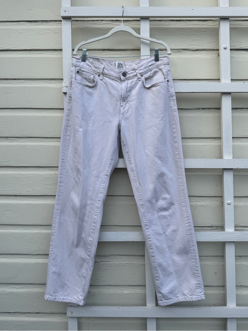 BDG Women's White Cowgirl Jeans